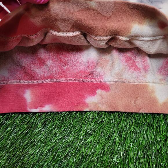 AC/DC Ice Dye Tie Dye Sweatshirt Mens M/L Baggy Oversized Boxy Fit - Picture 3 of 6